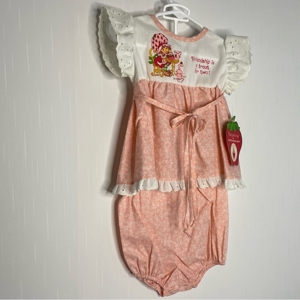 Strawberry Shortcake And Custard Outfit 1980 AMERICAN GREETINGS CORP Union 6M - Picture 3 of 16
